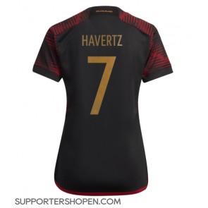 Tyskland Kai Havertz #7 Borta Matchtröja Dam VM 2022 Kortärmad